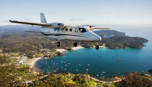 O nouă aeronavă Tecnam P2012 Traveller operată pentru zboruri charter